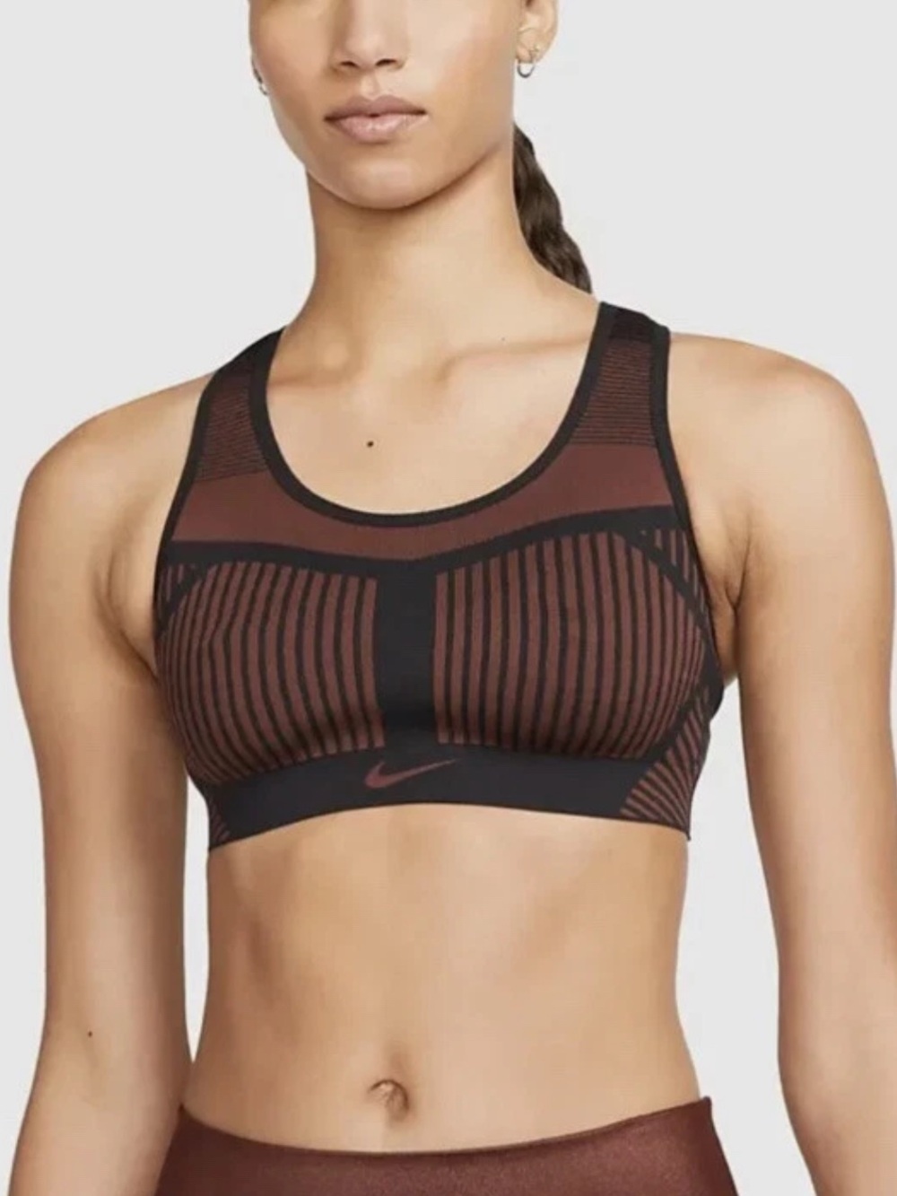 Nike Fe/Nom Womens Flyknit Training Sports Bra Non Padded AJ4047273 Sz Small $80